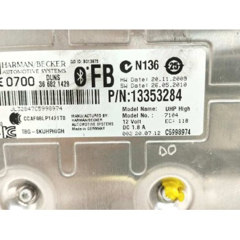 Recambio de modulo electronico para opel astra j lim. 1.7 16v cdti referencia OEM IAM 13353284 BLUETOOTH 