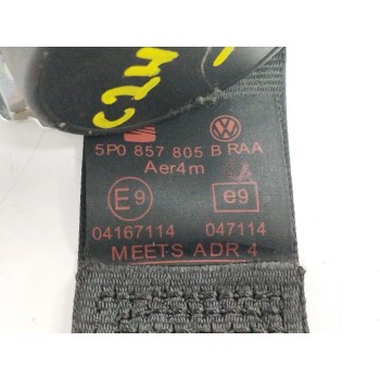 Recambio de cinturon seguridad trasero derecho para seat toledo (5p2) 1.9 tdi referencia OEM IAM 5P0857805B  