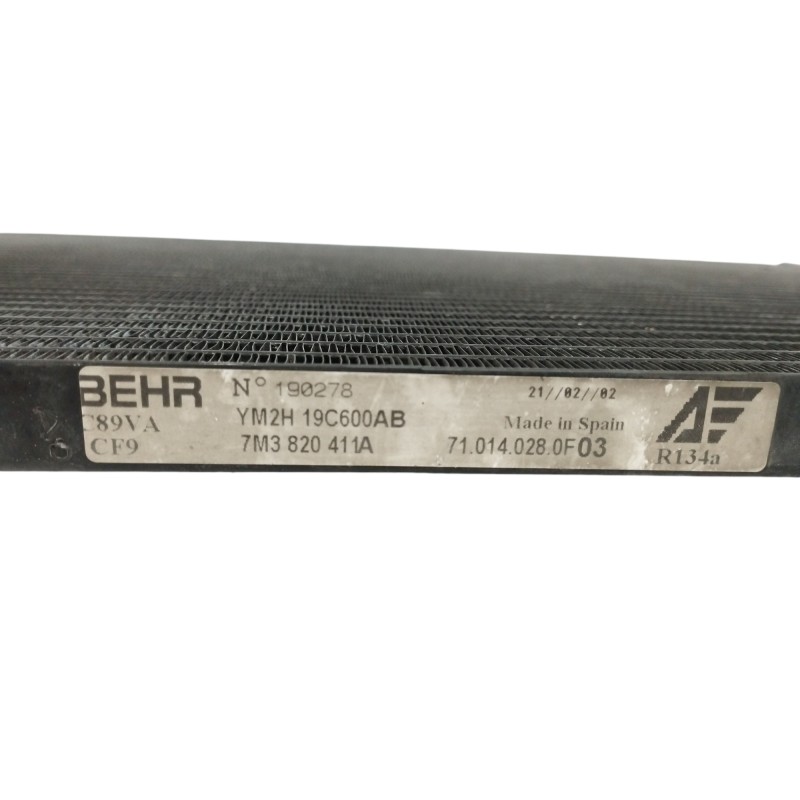 CONDENSADOR / RADIADOR AIRE ACONDICIONADO 710140280F03