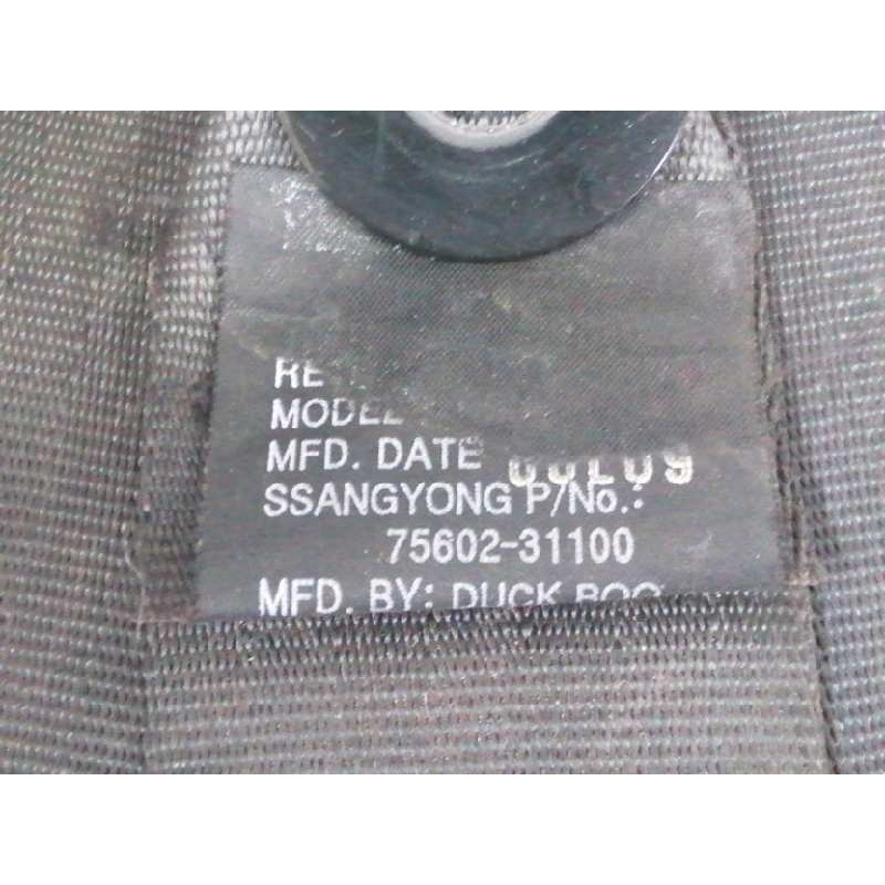 CINTURON SEGURIDAD TRASERO DERECHO