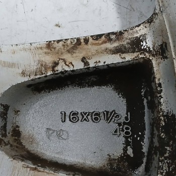 Recambio de llanta para subaru forester (sh_) 2.0 d awd (shh) referencia OEM IAM 28111SC010 16X6,5J ET48 5H 5X100