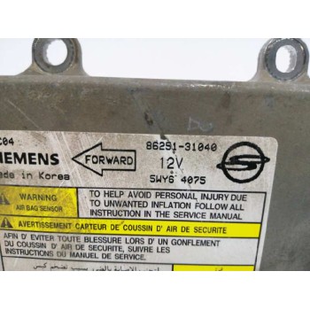 Recambio de centralita airbag para ssangyong actyon 2.0 td cat referencia OEM IAM 8625131040  