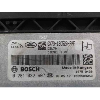 Recambio de centralita motor uce para land rover range rover evoque (l538) 2.0 d referencia OEM IAM GX7312C520FAF 0281032607 