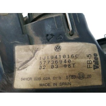 Recambio de faro derecho para volkswagen golf iv berlina (1j1) 1.6 referencia OEM IAM 1J1941016C CON ANTINIEBLA 