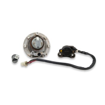 Recambio de kit cerraduras para macbor stormer r125e4 referencia OEM IAM  ANTIRROBO, TAPON GASOLINA CERRADURA ASIENTO