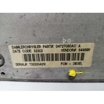 Recambio de modulo electronico para chrysler voyager (rg) 2.5 crd lx referencia OEM IAM 04727080AC  