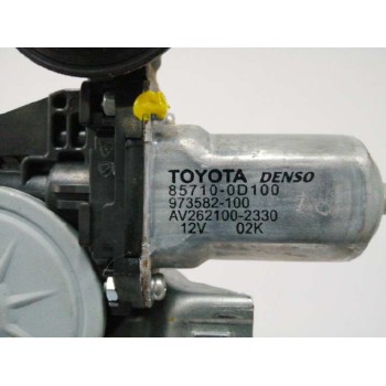 Recambio de elevalunas delantero derecho para toyota auris 1.4 turbodiesel cat referencia OEM IAM 857100D100 973582100 