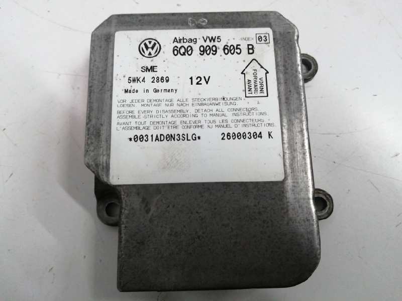 Recambio de centralita airbag para volkswagen passat berlina (3b2) 1.8 referencia OEM IAM 6Q0909605B 5WK42869 INDEX03