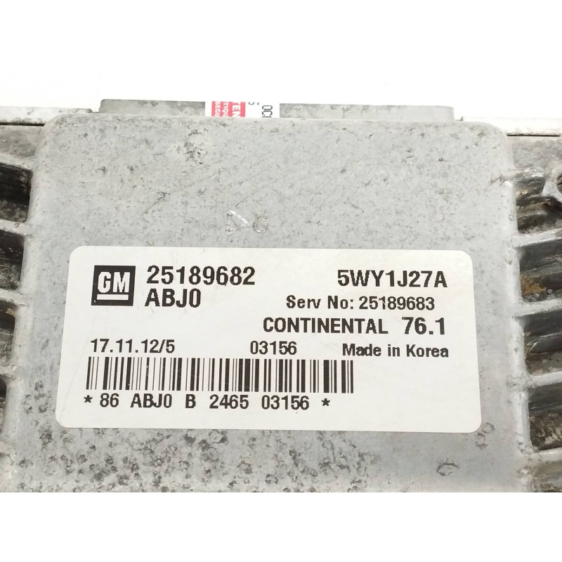 CENTRALITA MOTOR UCE 25189682