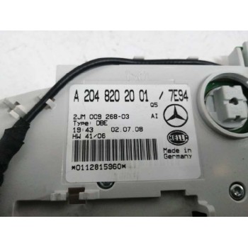 Recambio de luz interior para mercedes-benz clase c (w204) berlina 1.8 cat referencia OEM IAM A2048202001  