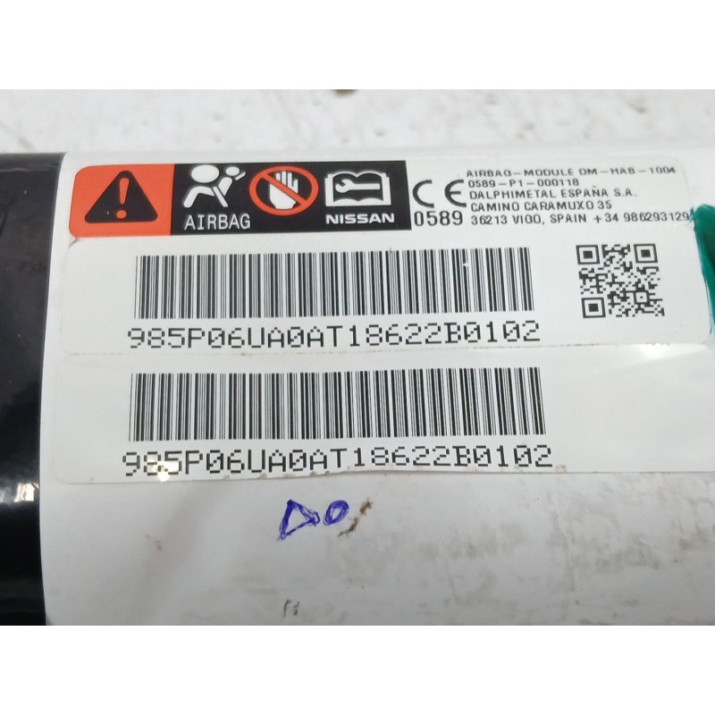 AIRBAG CORTINA DELANTERO DERECHO