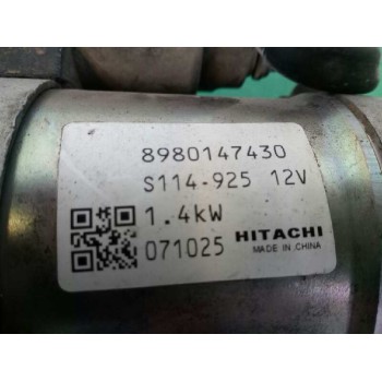 Recambio de motor arranque para opel combo (corsa c) cargo referencia OEM IAM 8980147430 S114925 