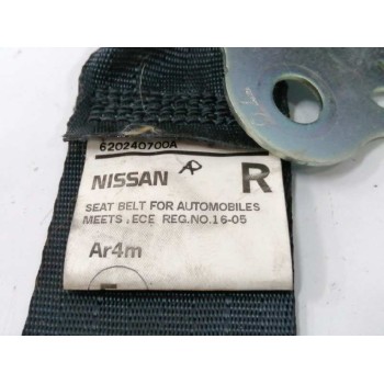 Recambio de cinturon seguridad trasero derecho para nissan juke (f15) 1.6 16v cat referencia OEM IAM 620240700A 617968800B 