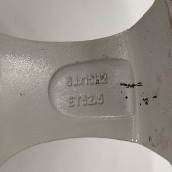 Recambio de llanta para ford fusion (cbk) 1.4 tdci cat referencia OEM IAM XS4JGA 6JX15H2 ET52,5 4H 4X108