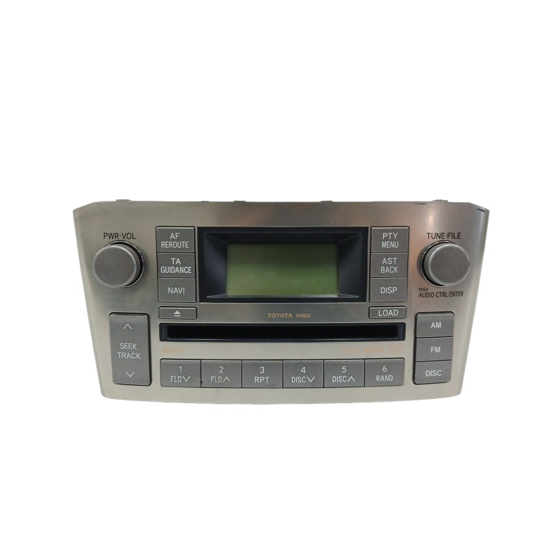 Recambio de sistema audio / radio cd para toyota avensis berlina (t25) 2.0 turbodiesel cat referencia OEM IAM 8612005130 W58832 