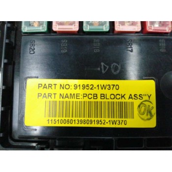 Recambio de caja reles / fusibles para kia rio 1.1 crdi cat referencia OEM IAM 919521W370  
