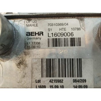 Recambio de enfriador aceite motor para bmw serie 1 berlina (e81/e87) 116d referencia OEM IAM 70310369 L1609006 