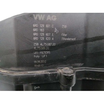Recambio de filtro aire para volkswagen polo (6r1) 1.6 tdi referencia OEM IAM 6R0129601C  