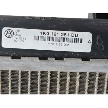 Recambio de radiador agua para volkswagen touran (1t3) 1.6 tdi referencia OEM IAM 1K0121251DD  