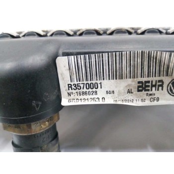 Recambio de radiador agua para volkswagen polo (6r1) 1.6 tdi referencia OEM IAM 6R01212530  