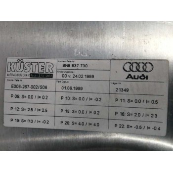 Recambio de elevalunas delantero derecho para audi tt (8n3/8n9) 1.8 20v turbo referencia OEM IAM 8N8837730  