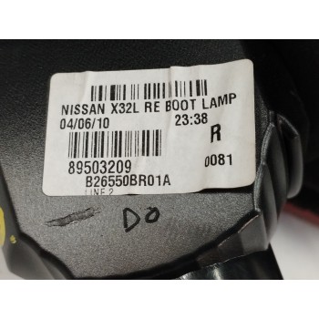 Recambio de piloto trasero derecho interior para nissan qashqai (j10) 2.0 dci turbodiesel cat referencia OEM IAM 26550BR01A  