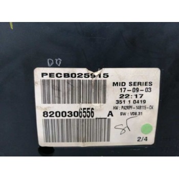 Recambio de cuadro instrumentos para renault megane ii berlina 3p 1.6 16v referencia OEM IAM 8200306556A 8200306556 