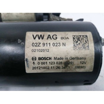 Recambio de motor arranque para volkswagen polo (6r1) 1.6 tdi referencia OEM IAM 02Z911023N 0001123028 