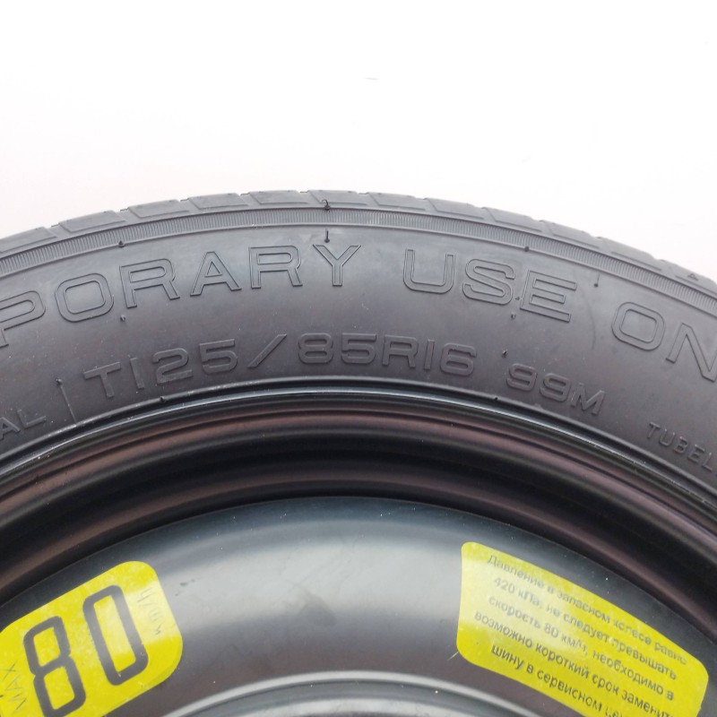 NEUMATICO REPUESTO 3 5BX16 ET32 5H 5X105