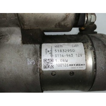 Recambio de motor arranque para fiat nuova 500 (150) 1.2 cat referencia OEM IAM 51832950  