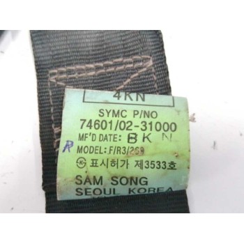 Recambio de cinturon seguridad delantero derecho para ssangyong actyon 2.0 td cat referencia OEM IAM 7460231000  