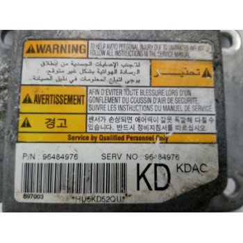 Recambio de centralita airbag para chevrolet matiz s referencia OEM IAM 96484976  