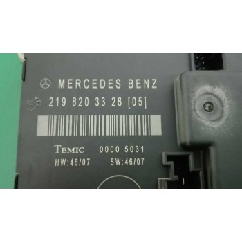 Recambio de modulo confort para mercedes-benz clase cls (w219) 320 cdi (219.322) referencia OEM IAM 2198203326  