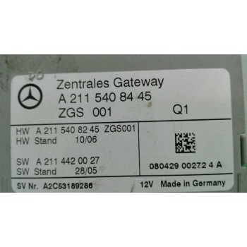Recambio de modulo electronico para mercedes-benz clase cls (w219) 320 cdi (219.322) referencia OEM IAM A2115408445 A2C53189286 