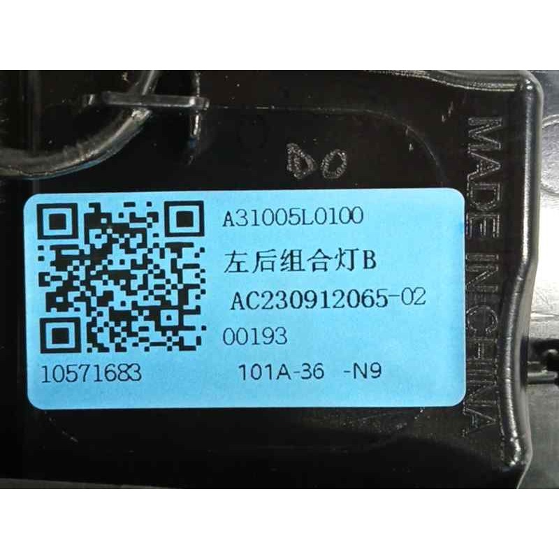 PILOTO TRASERO IZQUIERDO INTERIOR