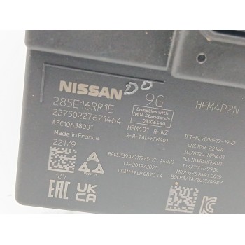 Recambio de modulo electronico para nissan qashqai iii (j12) 1.3 dig-t referencia OEM IAM 285E16RR1E  