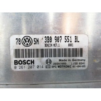 Recambio de centralita motor uce para volkswagen passat variant (3b6) 2.8 v6 30v referencia OEM IAM 3B0907551BL 0261207014 
