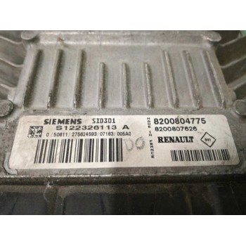 Recambio de centralita motor uce para renault megane ii familiar 1.5 dci diesel referencia OEM IAM 8200804775  