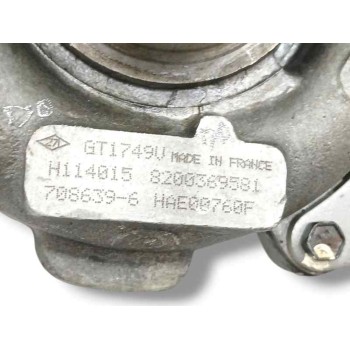 Recambio de turbocompresor para renault grand scénic ii (jm0/1_) 1.9 dci (jm0g, jm12, jm1g, jm2c) referencia OEM IAM 8200369581 