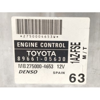 Recambio de centralita motor uce para toyota avensis berlina (t25) 2.0 16v cat referencia OEM IAM 8966105630 MB2750004653 