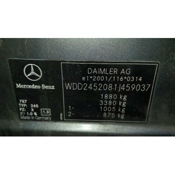 mercedes-benz clase b (w245) del año 2009
