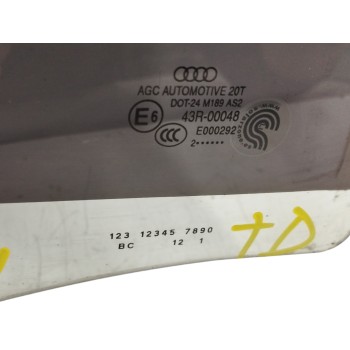 Recambio de luna trasera derecha para audi q5 (8rb) 2.0 tdi referencia OEM IAM   