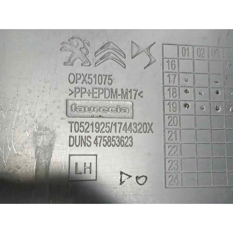 GUARNECIDO PUERTA TRASERA IZQUIERDA 1744320X 475853623