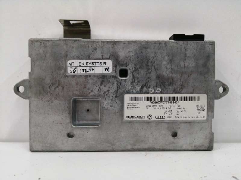 Recambio de modulo electronico para audi a6 avant (4f5) 3.2 v6 24v fsi referencia OEM IAM 8P0907357F Recambio de modulo electronico para audi a6 avant (4f5) 3.2 v6 24v fsi referencia OEM IAM 8P0907357F