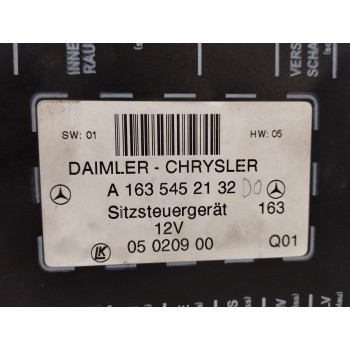 Recambio de centralita asientos para mercedes-benz clase m (w163) 400 cdi (163.128) referencia OEM IAM A1635452132  