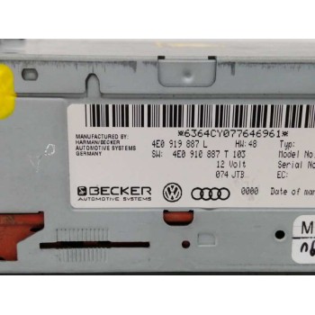 Recambio de sistema navegacion gps para audi a6 avant (4f5) 3.2 v6 24v fsi referencia OEM IAM 4E0919887L  
