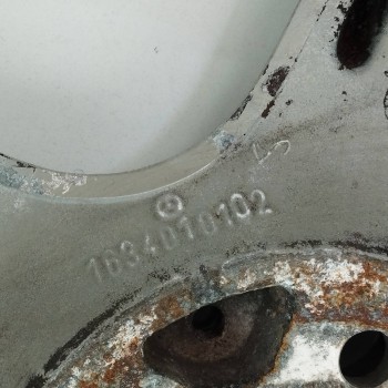 Recambio de llanta para mercedes-benz clase m (w163) 3.2 v6 18v cat referencia OEM IAM 1634010102 E16X6,5J47 5H 5X115