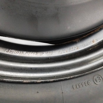 Recambio de neumatico repuesto para para varios modelos referencia OEM IAM RRC116520 3,5JX15,H2X45 4H 4X100