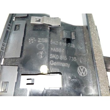 Recambio de rejilla aireadora para volkswagen golf vi (5k1) 2.0 tdi dpf referencia OEM IAM 5K0819728 CENTRAL 