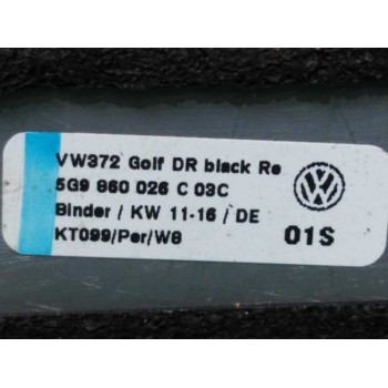 Recambio de barras techo para volkswagen golf vii variant (bv5) 1.6 tdi referencia OEM IAM 5G9860026  